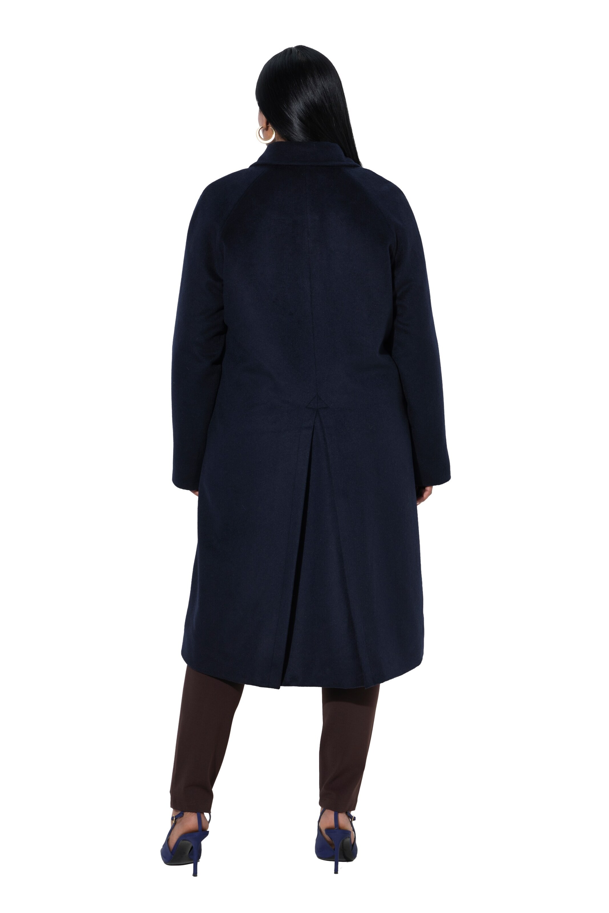 Ulla Popken Tussenmantel in Blauw