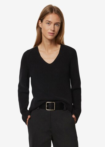 Pull-over Marc O'Polo en noir : devant