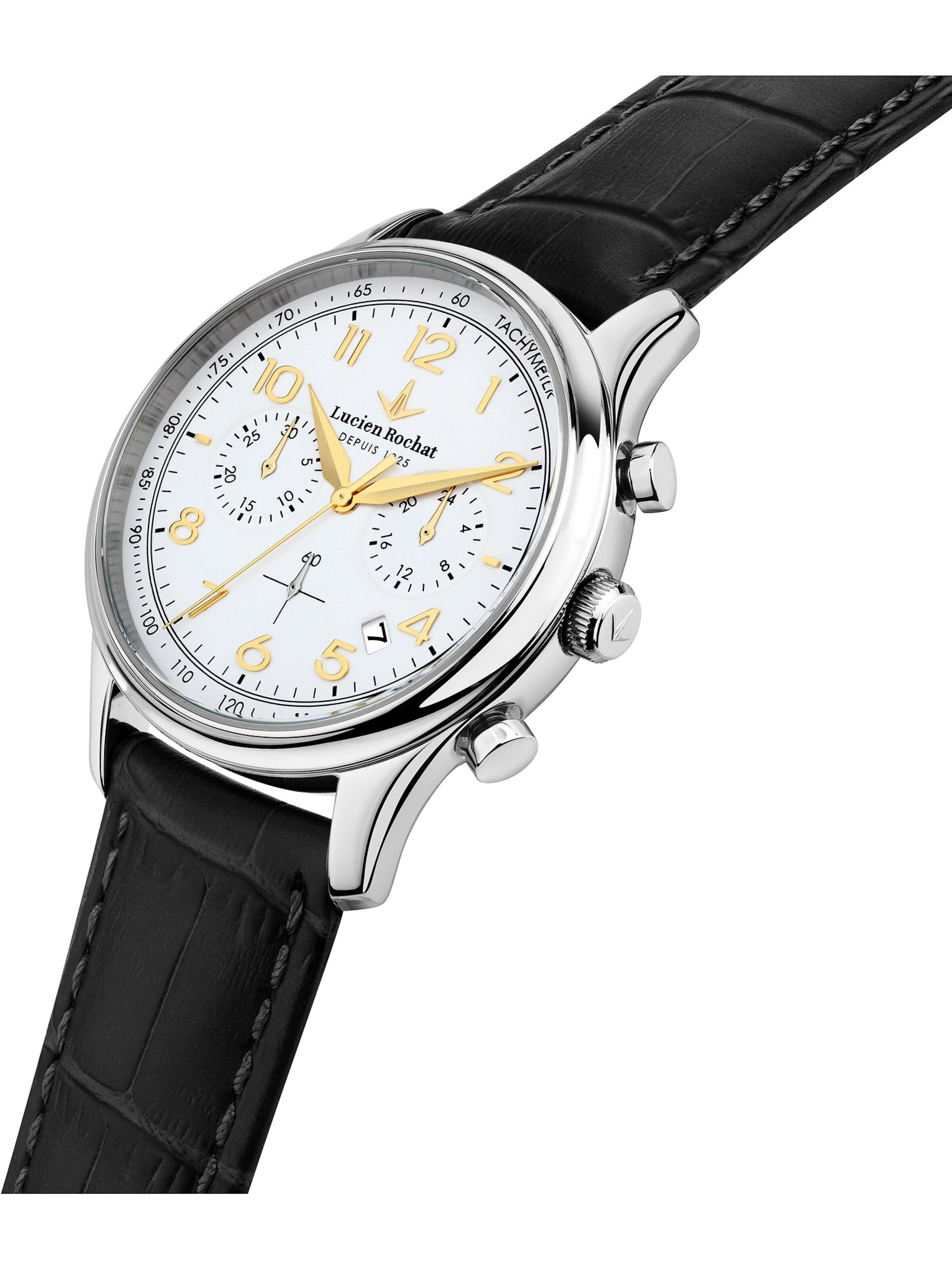 Lucien Rochat Analog Watch in Black