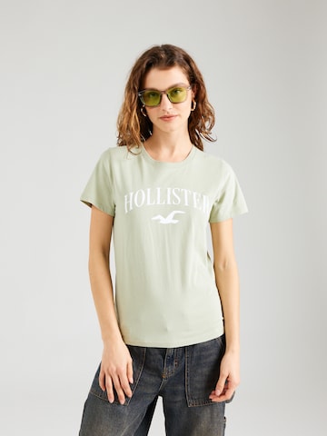 HOLLISTER T-shirt i grön: framsida