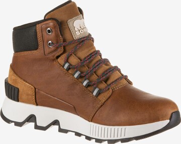 SOREL Lace-Up Boots 'Mc Hill' in Brown