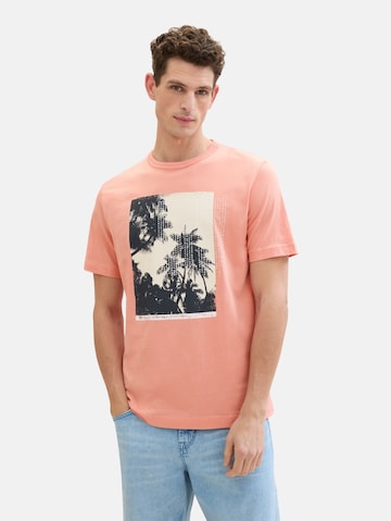 TOM TAILOR T-Shirt in Orange