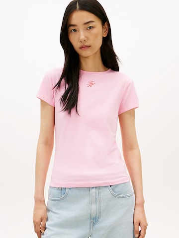 TOMMY HILFIGER Shirt in Roze: voorkant