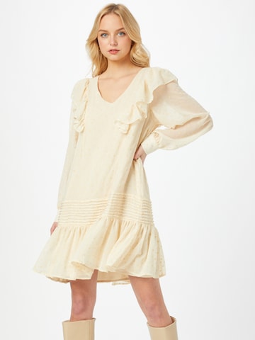 Robe 'TARSA' OBJECT en beige : devant