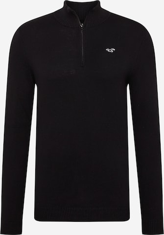 HOLLISTER Sweater in Black: front