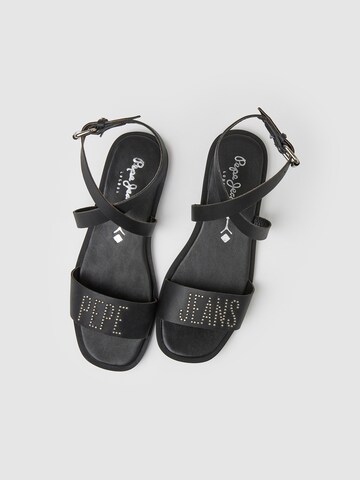 Pepe Jeans Strap Sandals 'Irma' in Black