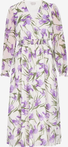 Robe Usha en violet : devant