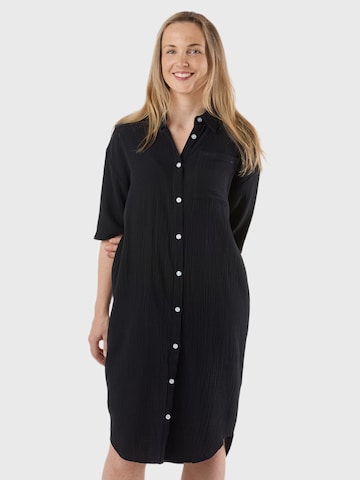 Seaside Blousejurk in Zwart: voorkant
