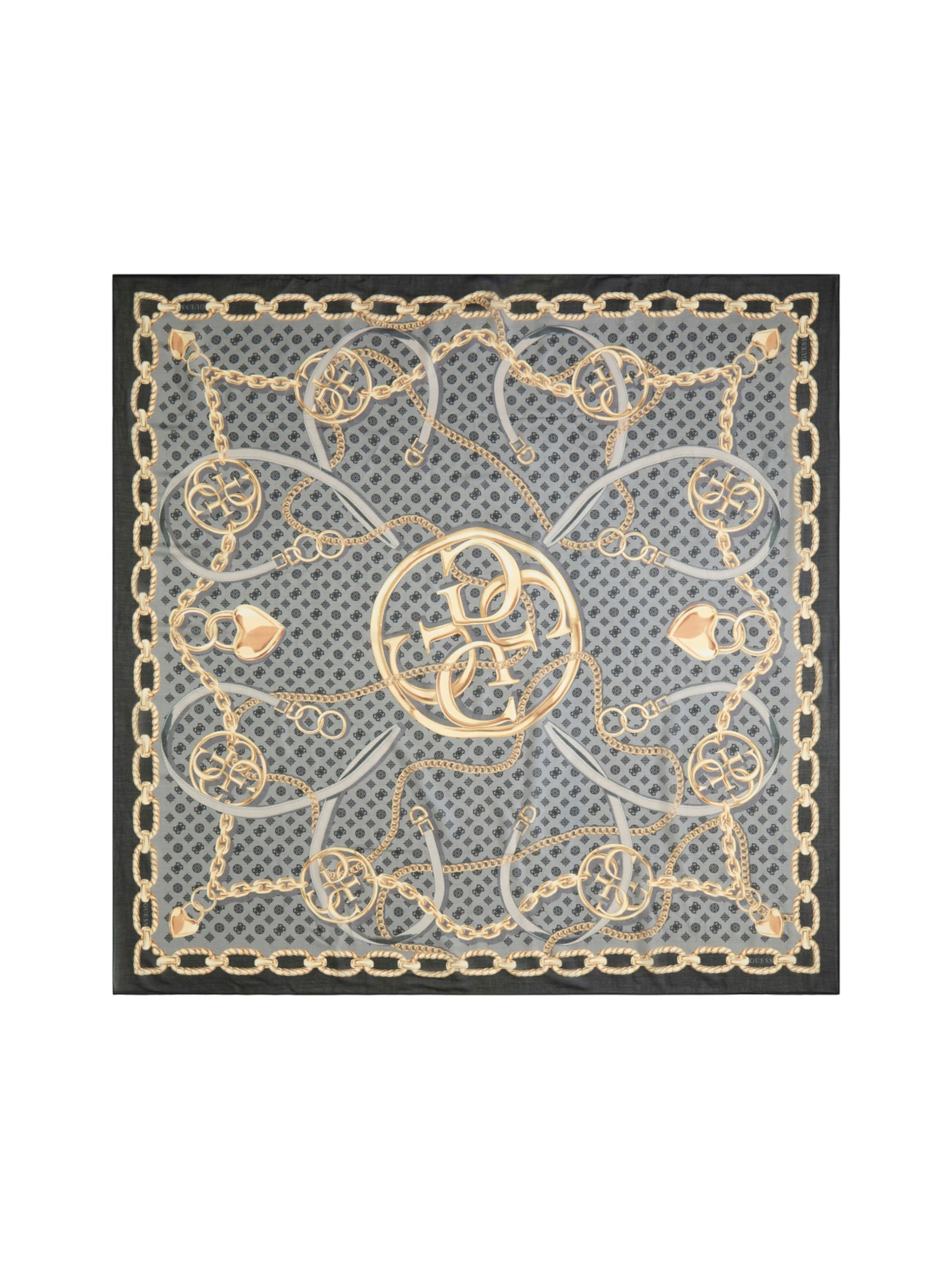 GUESS Šátek 'KEFIAH' – šedá: přední strana
