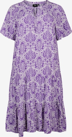 Zizzi - Vestido de verão 'Bella' em roxo: frente