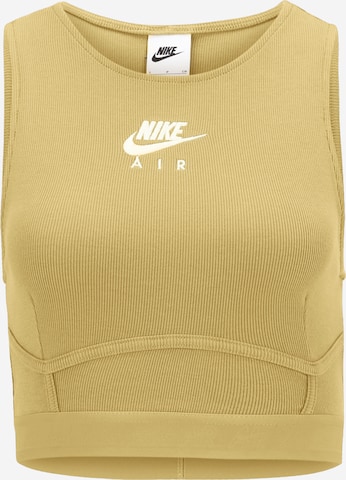 Top de la Nike Sportswear pe verde: față