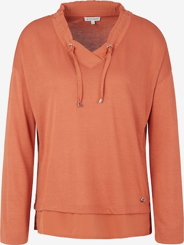 TOM TAILOR Shirt in Orange: front