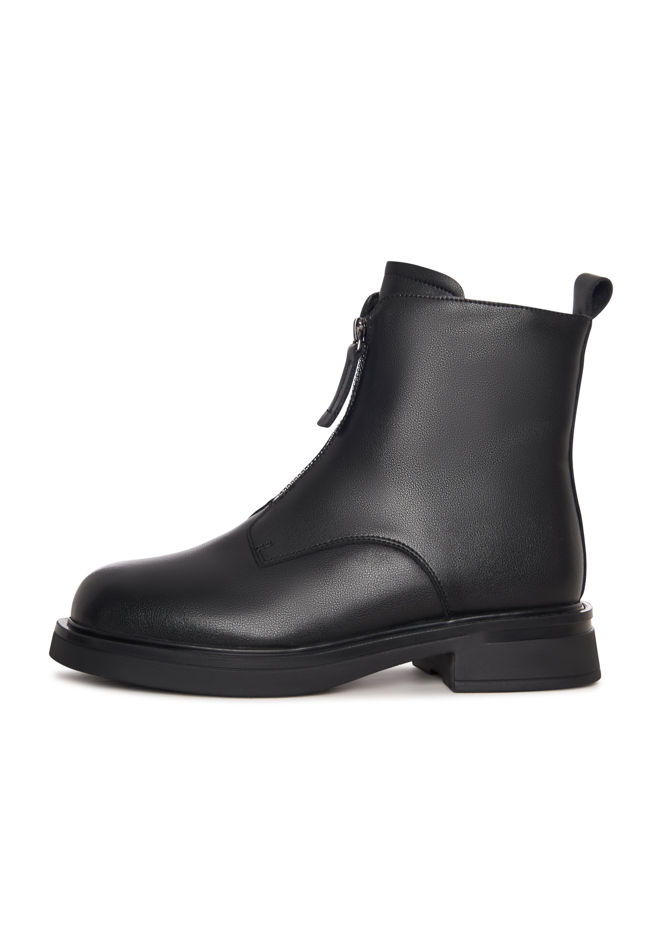 CESARE GASPARI Stiefelette in Schwarz: Vorderseite