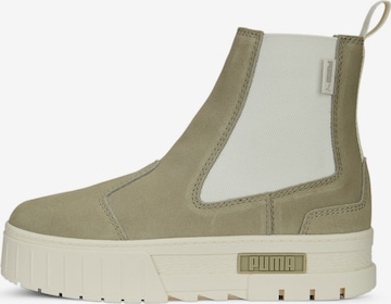 PUMA Chelsea Boots 'Mayze Chelsea Suede Wn's' in Beige: front