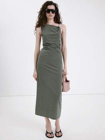 MANGO Šaty 'MELISA' - Zelená: predná strana