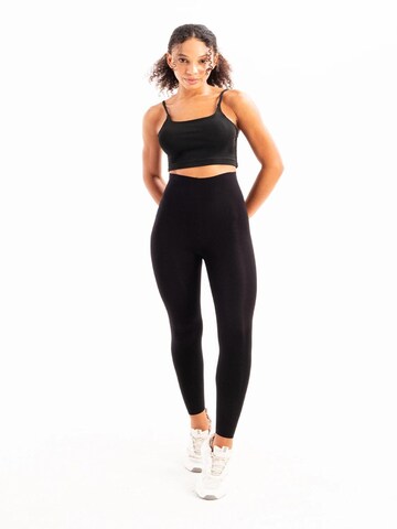 Justever Skinny Legíny 'Ana11' – černá: přední strana