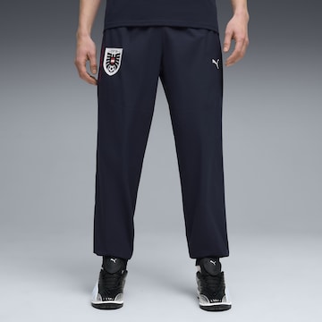 PUMA Slimfit Sportbroek 'Österreich PumaTech' in Blauw: voorkant