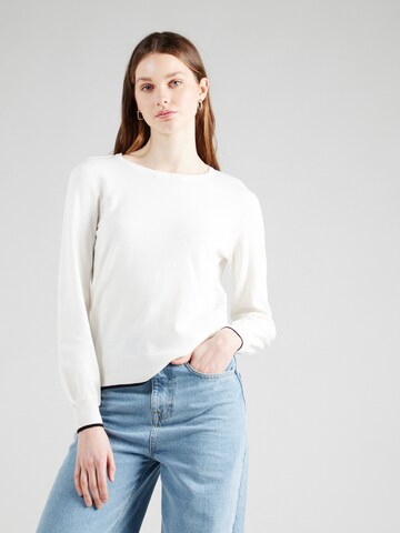 Pull-over 'ALMA' VERO MODA en blanc : devant