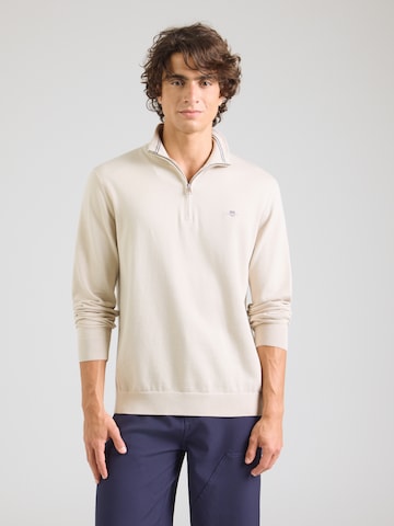 Pull-over 'Classic' GANT en beige : devant