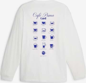PUMA Koszulka 'CLASSICS CAFE' w kolorze biały