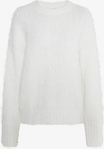 Pull-over ' Altiplano' DreiMaster Vintage en blanc : devant