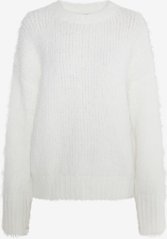 DreiMaster Vintage Sweater ' Altiplano' in White: front