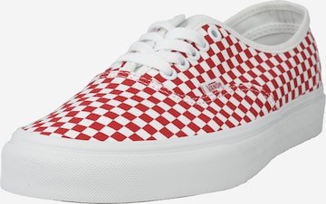 Baskets basses VANS en rouge : devant