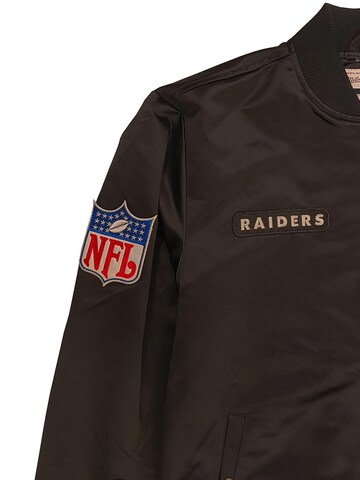 Mitchell & Ness Übergangsjacke 'Las Vegas Raiders' in Schwarz