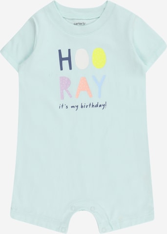 Carter's Sparkedragt/Body 'Hooray Birthday' i grøn: forside