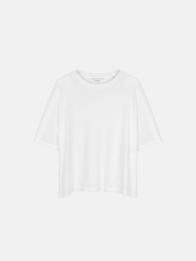 ENRAGE Shirt 'RIB BAGGY TEE' in White, Item view