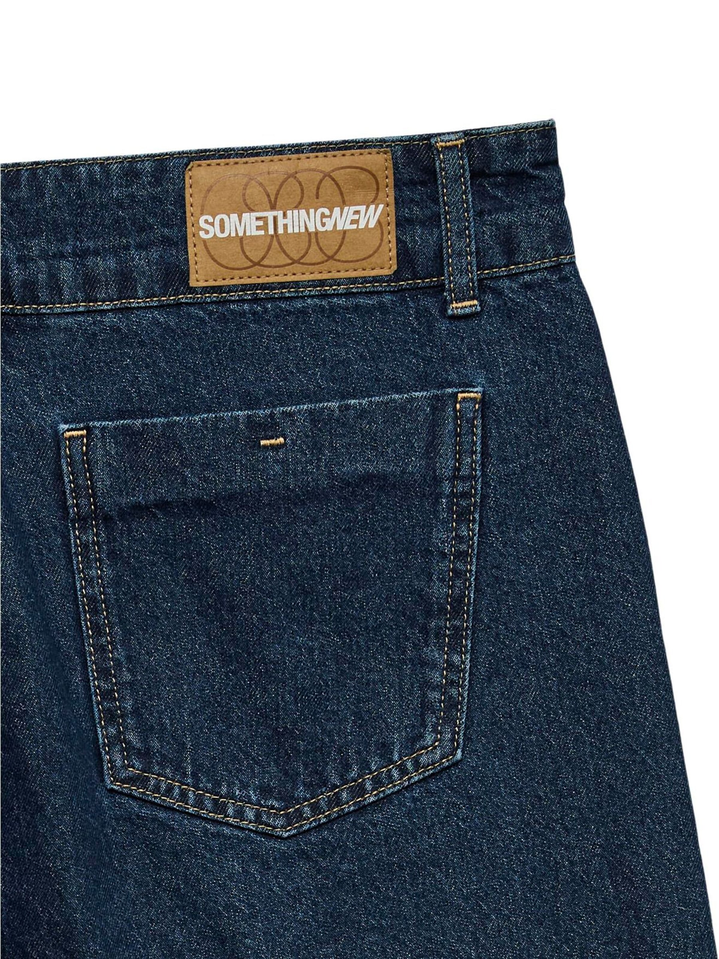 SOMETHINGNEW Wide Leg Jeans 'Rancy' in Blau