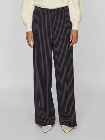 Wide Leg Pantalon 'VIVarone' VILA en noir : devant
