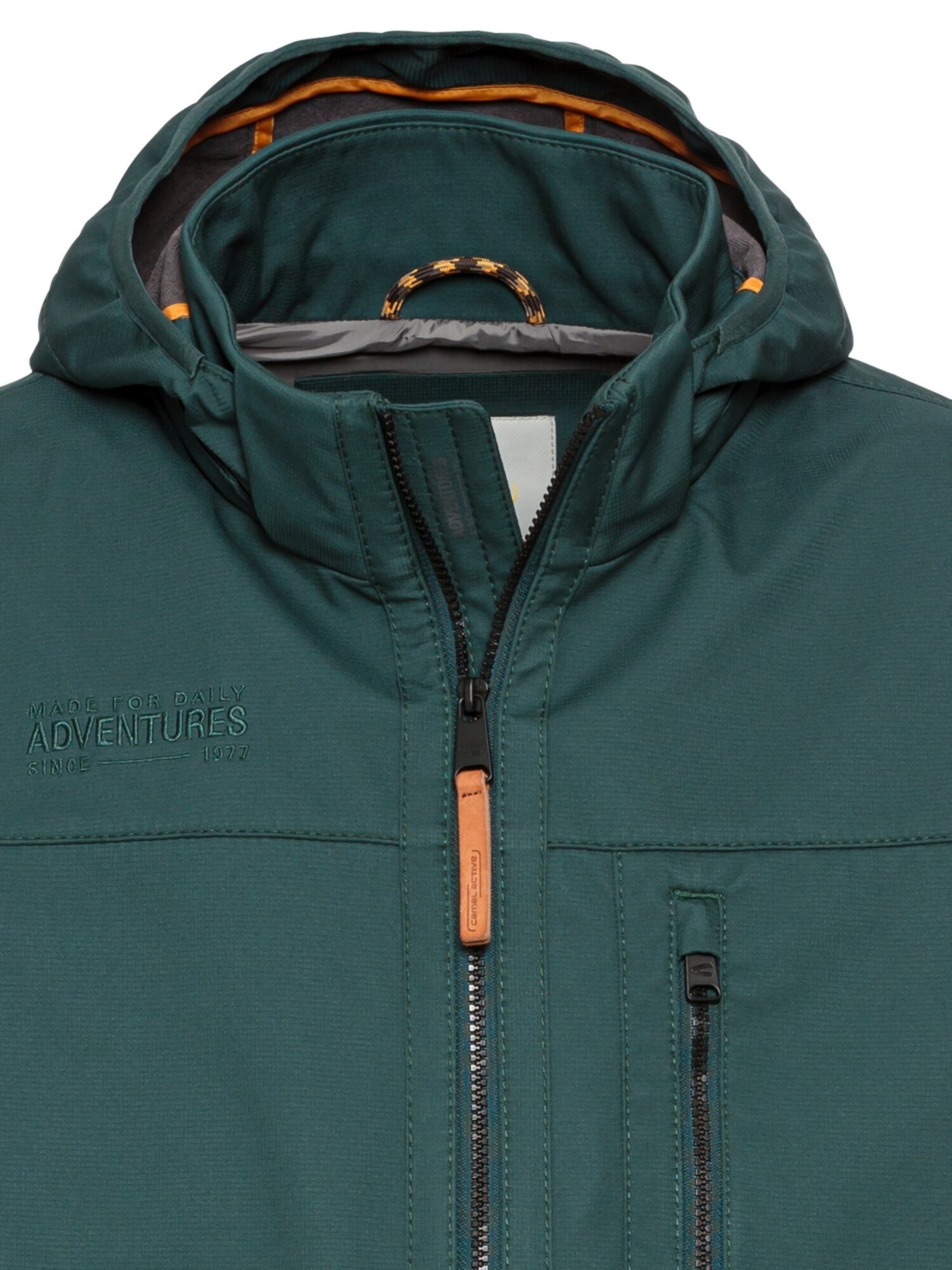 CAMEL ACTIVE Blouson mit abnehmbarer  Kapuze in Grün