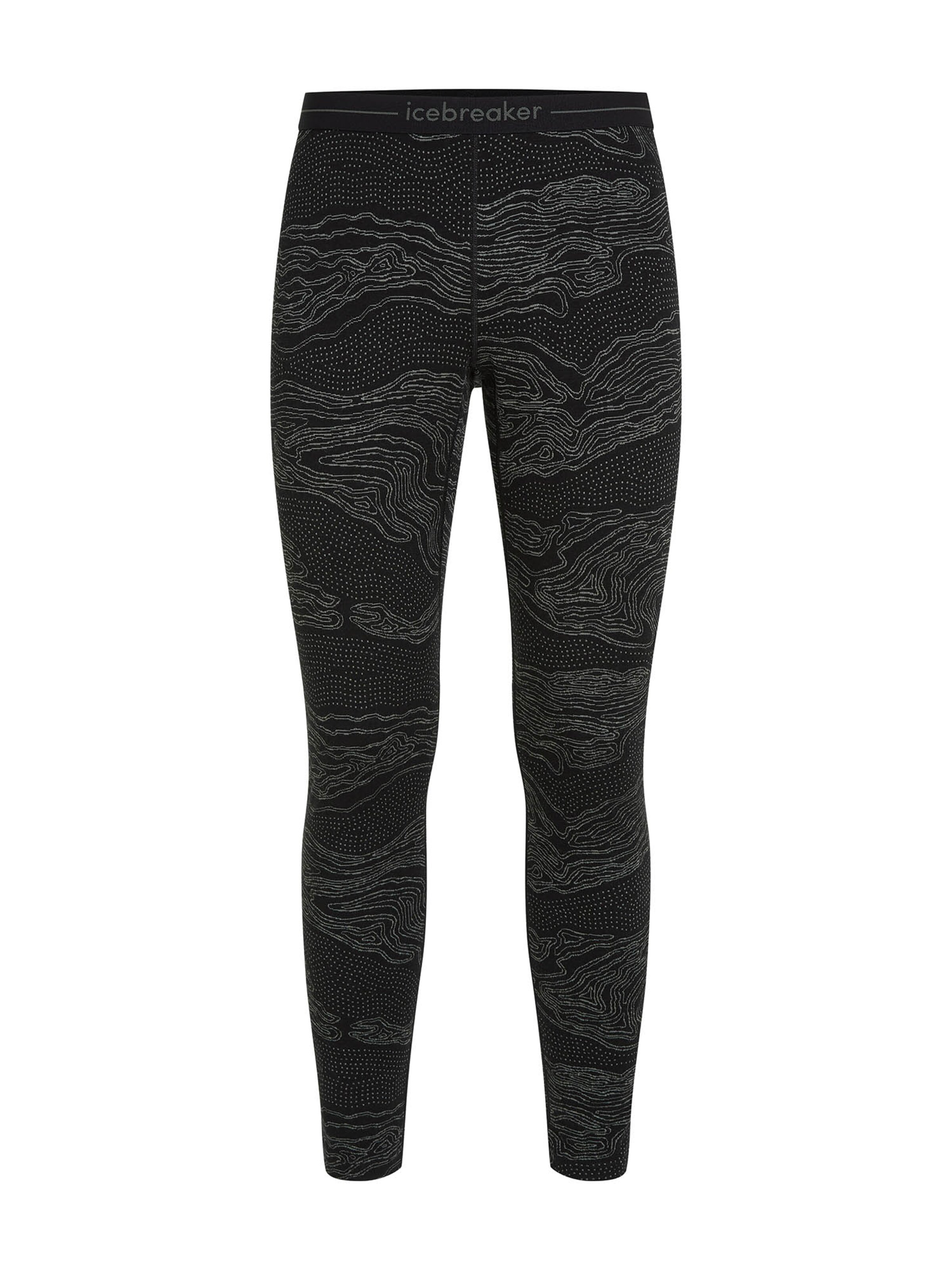 ICEBREAKER Slim fit Workout Pants in Black: front