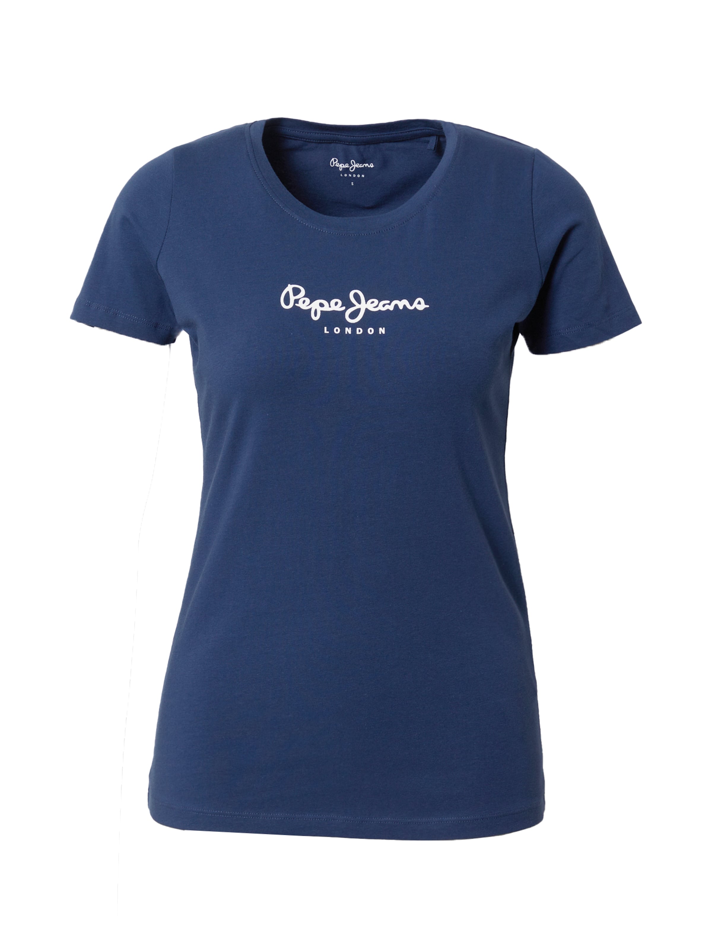 Pepe Jeans T-Shirt &#x27;New Virginia&#x27; in Blau: Vorderseite