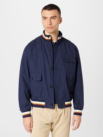 Veste mi-saison Ben Sherman en bleu : devant