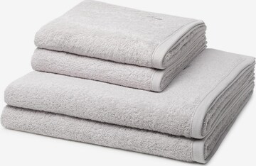 ROSS Handtuch 'Vita' in Grau: Vorderseite