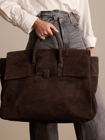 MANFIELD Shopper in Bruin: voorkant