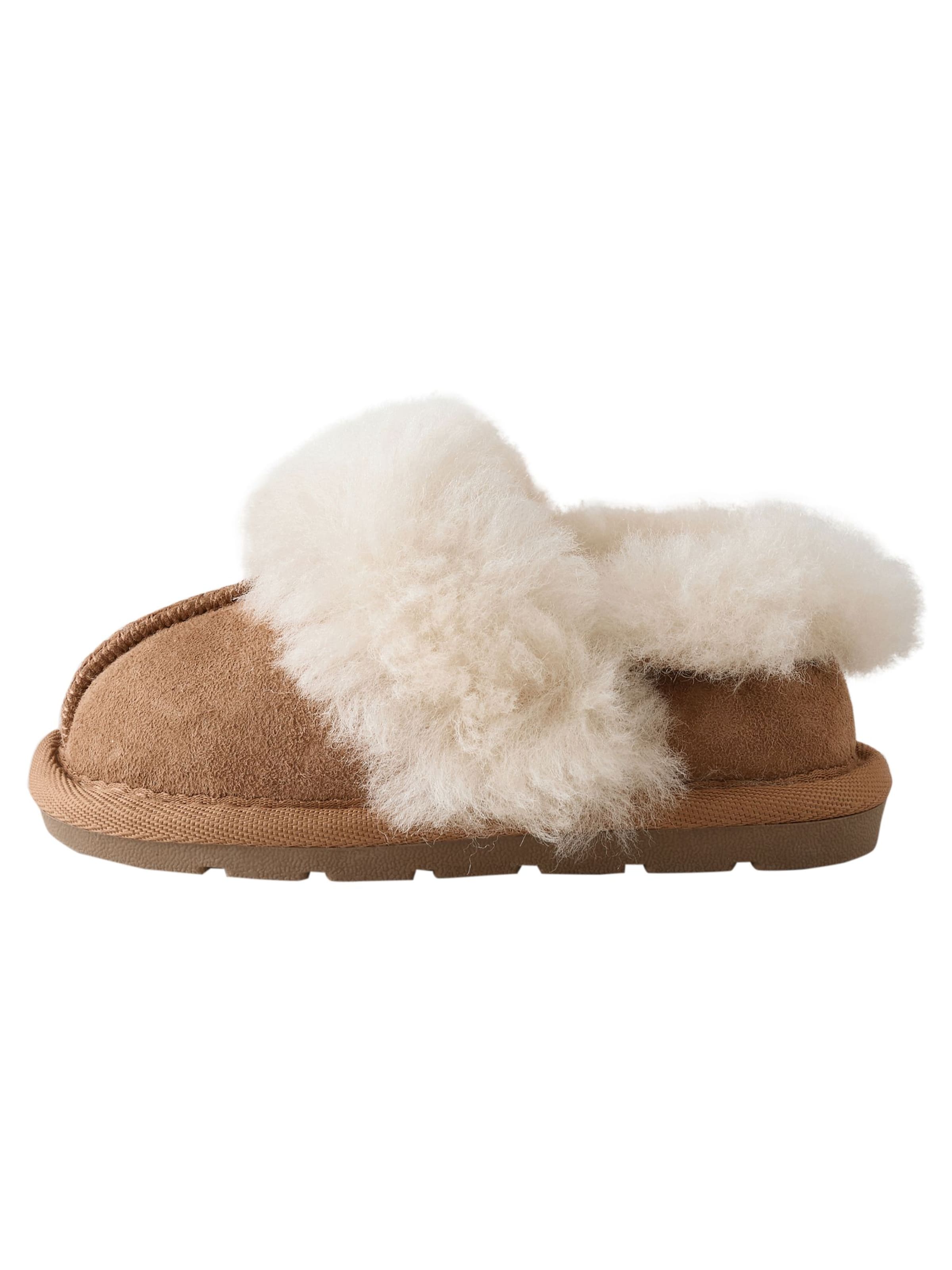 Next Polobotky – hnědá: přední strana