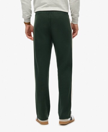 Superdry Regular Broek 'Vintage Athletic' in Groen
