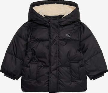 Calvin Klein Jeans Kurtka zimowa w kolorze czarny: przód