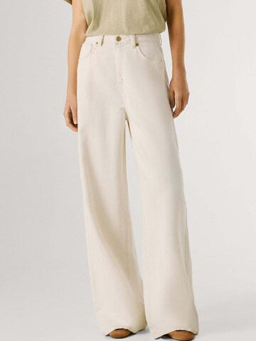 Pepe Jeans Wide Leg Jeans 'Jaimy' in Weiß: Vorderseite