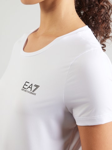EA7 Emporio Armani Функциональная футболка в Белый