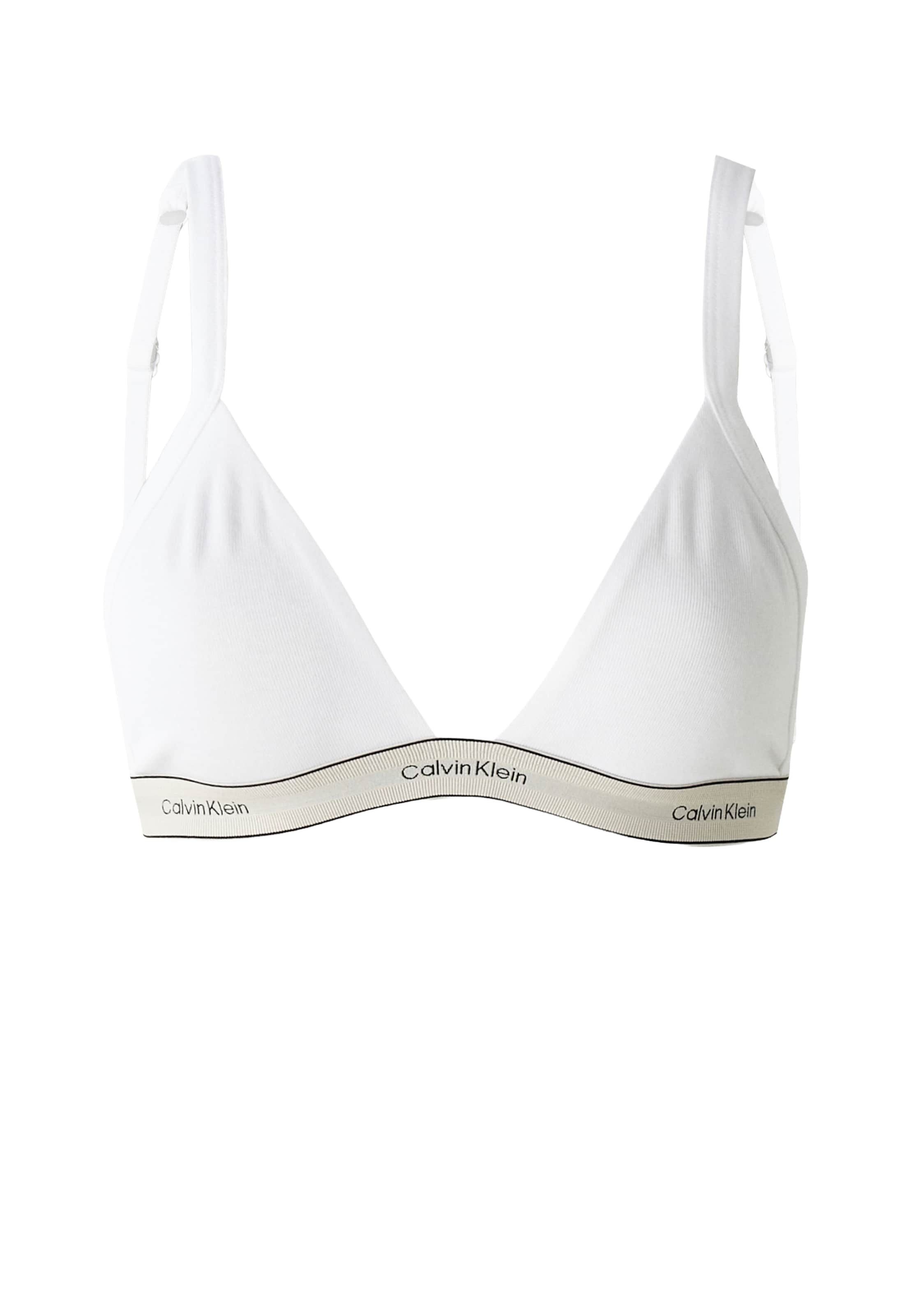 Triangle Soutien-gorge Calvin Klein Underwear en blanc : devant
