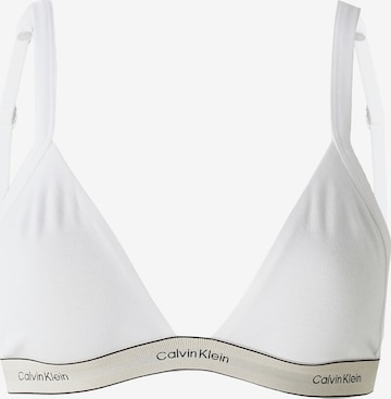 Soutien-gorge Calvin Klein Underwear en blanc : devant