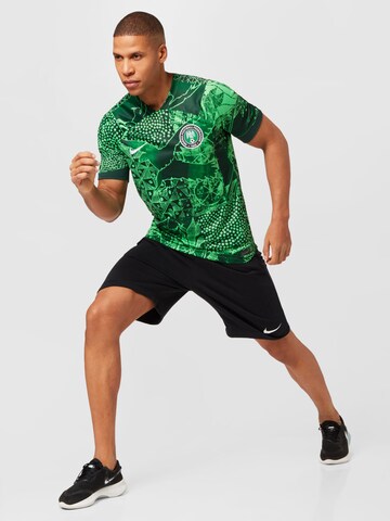 NIKE - Camisa funcionais 'Nigeria' em verde