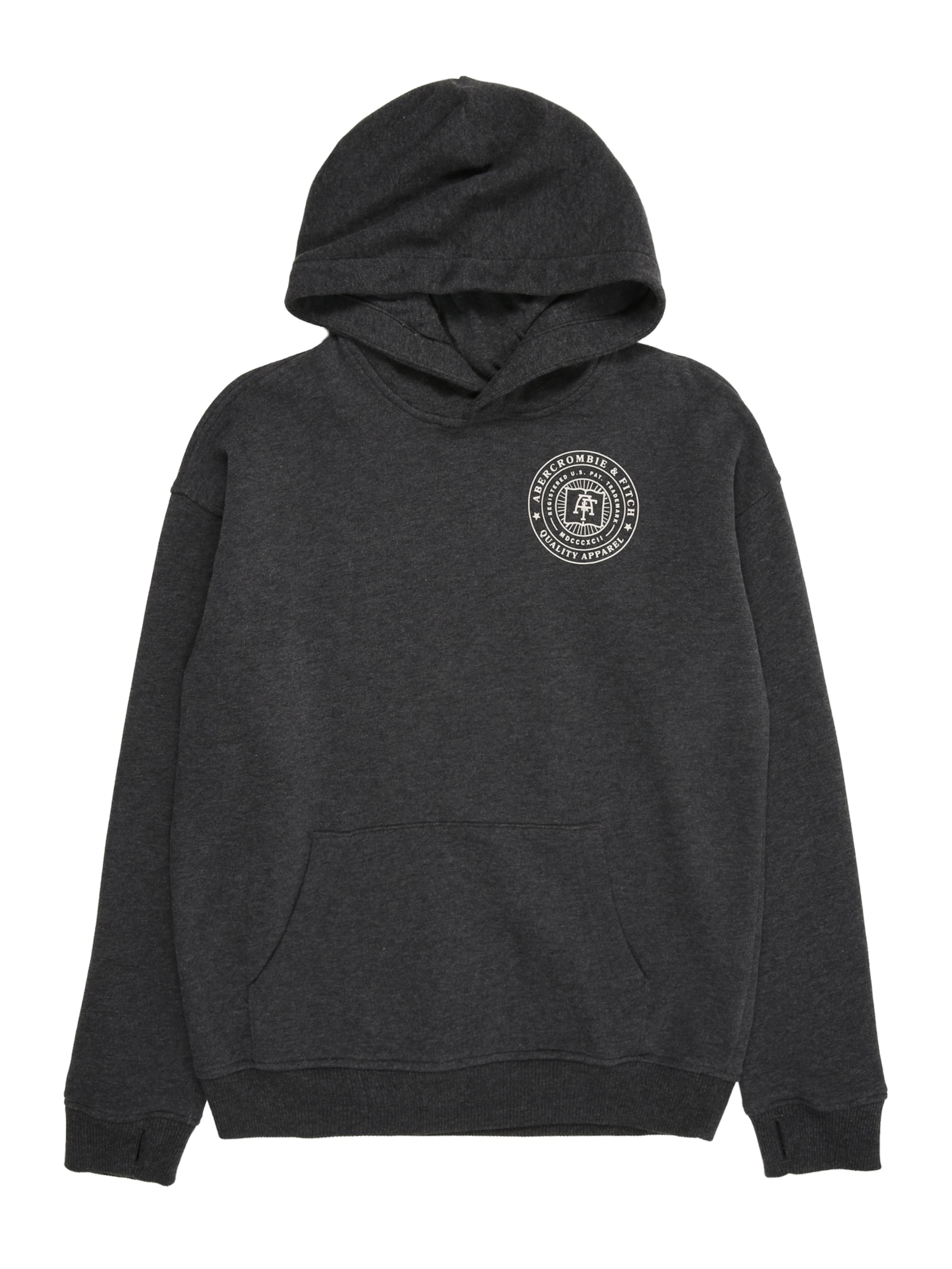 Abercrombie & Fitch Μπλούζα φούτερ σε μαύρο: μπροστά