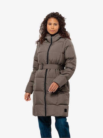 JACK WOLFSKIN Wintermantel 'FROZEN LAKE' in Bruin: voorkant