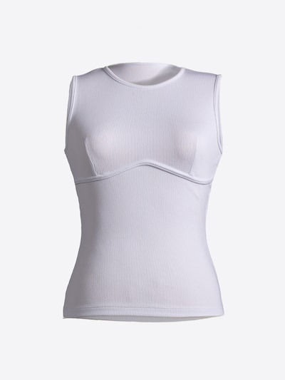 4TAILORS Haut en XS en blanc, Vue avec produit