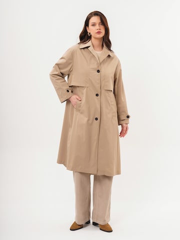 FRESHLIONS Between-Seasons Coat 'Cecilia' in Beige